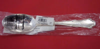 Barocco by Wallace-Italy Sterling Silver Serving Spoon Pierced 10" New