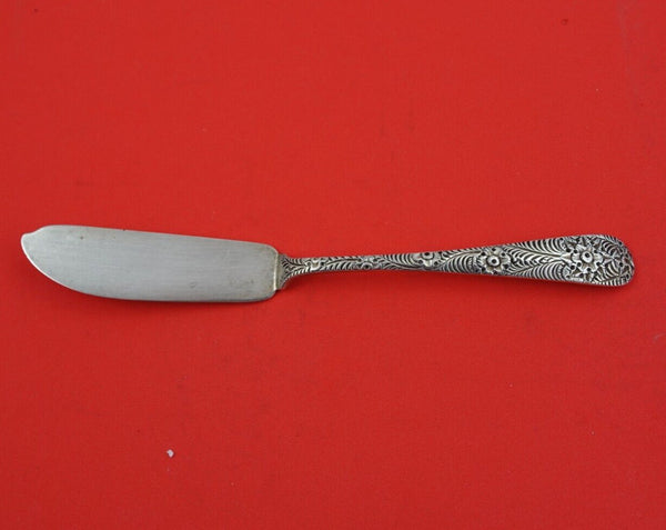 Antique Engraved by Tiffany and Co Sterling Silver Master Butter Flat Handle 8"