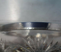 Faneuil by Tiffany and Co Sterling Silver Cut Crystal Candy Dish #17253 (#5943)