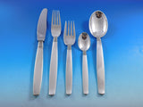 Silver Thread by Hingelberg Danish Sterling Silver Flatware Set Service 63 pcs