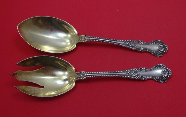 Cambridge by Gorham Sterling Silver Salad Serving Set Two Piece GW 8 1/2"