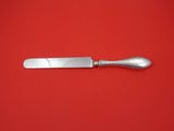 Antique Hammered by Shreve Sterling Silver Dinner Knife Blunt SP blade 10"