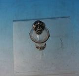 Sterling Silver and Cut Crystal Perfume Bottle circa 1910 4 1/4" x 1" (#5548)