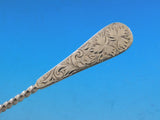Brite-Cut by Unknown Sterling Silver Flat Handle Butter Spreader Twist Handle