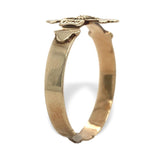 Applied 12k Yellow Gold Cross Crucifix Ring Size 8.5 Jewelry (#J7275)