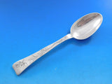 Lap Over Acid Etched by Tiffany Sterling Silver Place Soup Spoon Large Orchid 7"