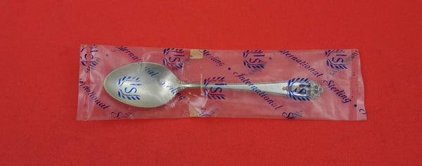 Queen's Lace by International Sterling Demitasse Spoon factory Sealed 4 1/4" New