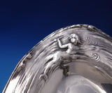 Mermaid by International Sterling Silver Oyster Dish w/ Swimming Mermaid (#7117)