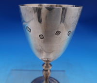 Courtman Silver English Estate Sterling Silver Wine Goblet Queen's Jubilee #7409