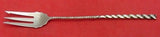 Square Twist #5 by Whiting Sterling Silver Cocktail Fork Barbed 5 7/8"