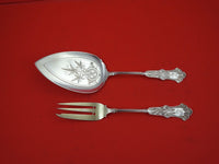 Alhambra by Whiting Sterling Silver Pie Set 7-pc in fitted box brite-cut 8 7/8"