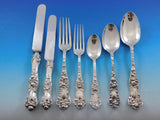 American Beauty by Shiebler Sterling Silver Flatware Set 12 Service 87 pc Dinner