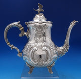 Robert and Belk English Estate Sterling Silver Tea Set 5pc Sheffield (#7372)