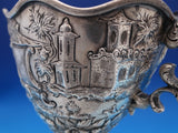 Repousse by Samuel Kirk 11oz Coin Silver Architectural Repousse Vase (#8382)