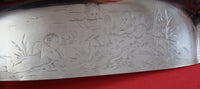 Rose aka Bug by Knowles Sterling Silver Crumber Bright Cut Cherubs Playing Flute