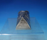 Dutch .830 Silver Ashtray Wooden Shoe Form Pastoral Scenes Cow Sheep (#6074)