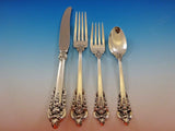 Grande Baroque by Wallace Sterling Silver Flatware Set Service 32 Pieces w/Chest