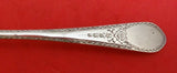 Early American Engraved by Lunt Sterling Silver Cold Meat Fork 8" Serving