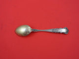 Pansy By International Sterling Silver Demitasse Spoon light gold wash 4 1/2"