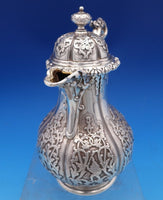 Robert Garrard II English Victorian Sterling Silver Chocolate Pot #38 (#8439)