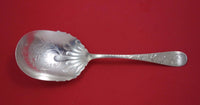 Gladys by Towle Sterling Silver Berry Spoon Frosted Bright-Cut 8 3/4"