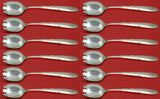 Madeira by Towle Sterling Silver Ice Cream Dessert Fork Custom Set 12 pcs 5 7/8"