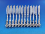 Grand Victorian by Wallace Sterling Silver Butter Spreader HH Modern Set of 12