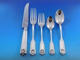 Fiddle Shell by Frank Smith Sterling Silver Flatware Set Service 64 pcs Dinner