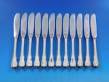 Grand Colonial by Wallace Sterling Silver Butter Spreader HH Mod Set 12pc 6 1/8"