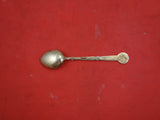 Norwegian Sterling Silver Demitasse Spoon set of 3 vermeil  3 7/8"