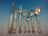 Acanthus by Georg Jensen Sterling Silver Flatware Set 12 Service 93 Pcs Dinner