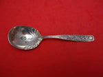 Orchids by Towle Sterling Silver Preserve Spoon Brite Cut Flowers In Bowl