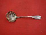 Olive by William Gale / JE Caldwell Coin Silver Bouillon Ladle Shell Bowl 9 3/4"