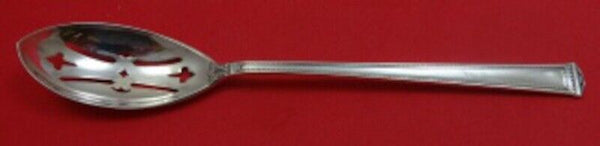 Pantheon by International Sterling Silver Olive Spoon Pierced original 6 1/4"