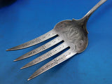 Lobster Art Silver c1865 by Ball Black Sterling Salad Serving Set 12" Applied
