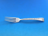 Lap Over Edge Acid Etched by Tiffany Sterling Dessert Junior Fork 6 1/4" Leaves