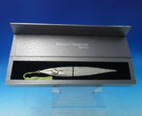 Reed and Barton Silverplate Ornament Leaf Form w/Frog in Fitted Box 7 1/4" #5905