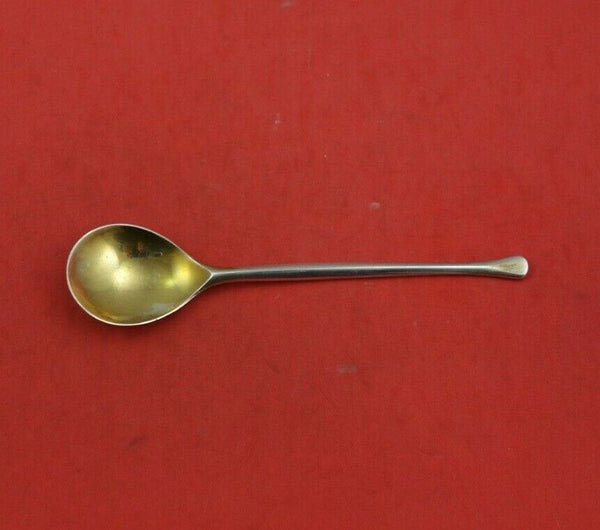 Saphir by Michelsen Danish Sterling Silver Sugar Spoon Gold Washed 5 1/8"