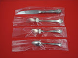 English Gadroon by Gorham Sterling Silver Dinner 4-pc Setting,  New