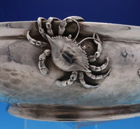 Mixed Metals by Whiting Sterling Silver Centerpiece Bowl Oval Sea Motif (#4702)