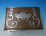 Athenic by Gorham Sterling Silver and Copper Humidor with Key #BY298 (#5634)