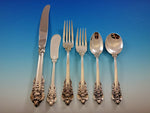Grande Baroque by Wallace Sterling Silver Flatware Set 12 Dinner Size 78 pieces
