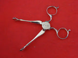 English Sterling Silver Sugar Nips Scissor Style Early Pre 1800 Worn Marks 4 5/8