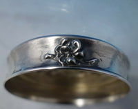 Violet by Unknown Sterling Silver and Cut Crystal Dresser Jar circa 1920 (#5907)