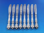 Melrose by Gorham Sterling Silver Butter Spreader Hollow handle Set 8 pcs 6 1/4"