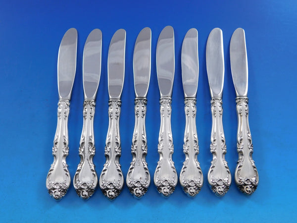 Melrose by Gorham Sterling Silver Butter Spreader Hollow handle Set 8 pcs 6 1/4"