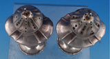 Newport Scroll Frank Smith Sterling Silver Salt & Pepper Shakers Pair (#8369)