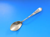 Lap Over Edge Tiffany & Co Sterling Silver Ice Cream Spoon Applied Flowers GW 6"