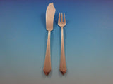 William & Mary by Lunt Sterling Silver Flatware Set 12 Service 140 Pieces Huge