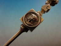 Bust by Gorham Sterling Silver Cracker Scoop 3D Figural Gold Washed 8 3/4"
